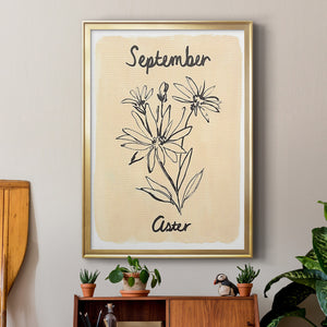 Birth Month IX Premium Framed Print - Ready to Hang