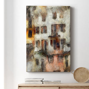 Stacked Houses III Premium Gallery Wrapped Canvas - Ready to Hang