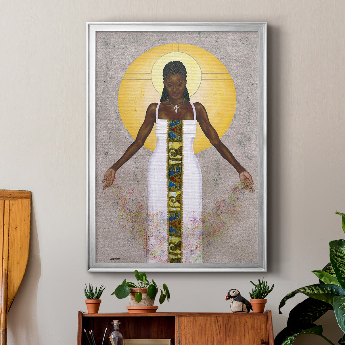 Her Peace Premium Framed Print - Ready to Hang