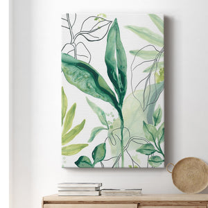 Tropical Palm Chorus IV Premium Gallery Wrapped Canvas - Ready to Hang