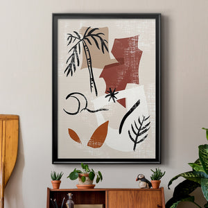 Soft Palms I Premium Framed Print - Ready to Hang