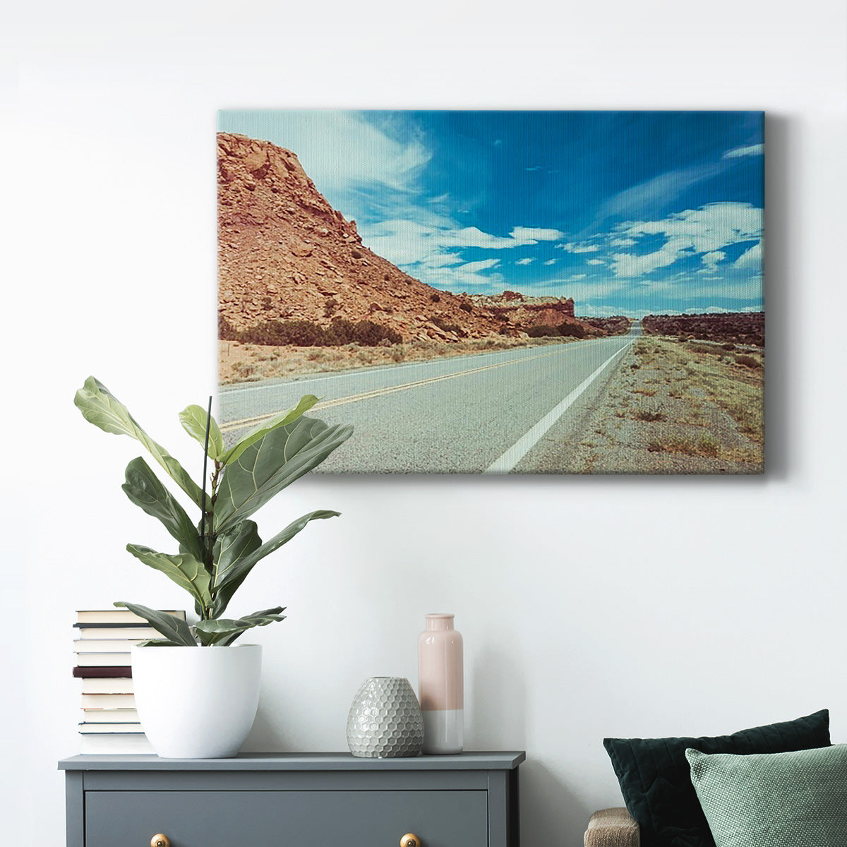 New Mexico Drive II Premium Gallery Wrapped Canvas - Ready to Hang