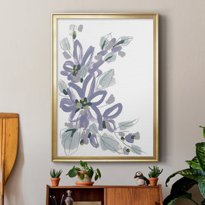 Periwinkle Patch I Premium Framed Print - Ready to Hang