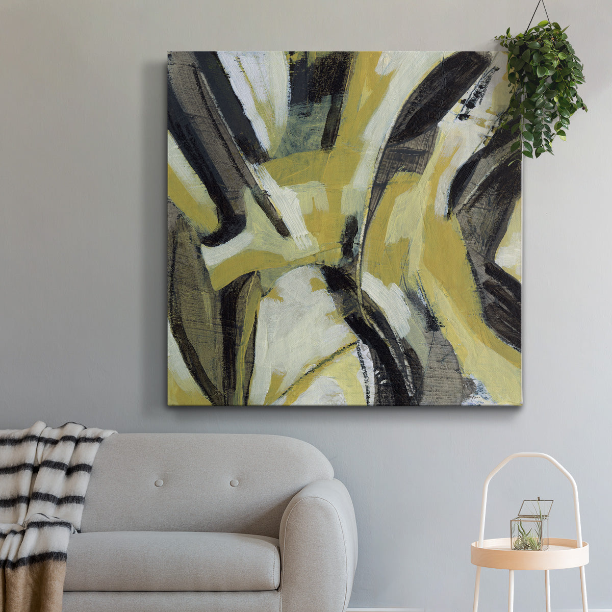 Citron Rhythm IV-Premium Gallery Wrapped Canvas - Ready to Hang