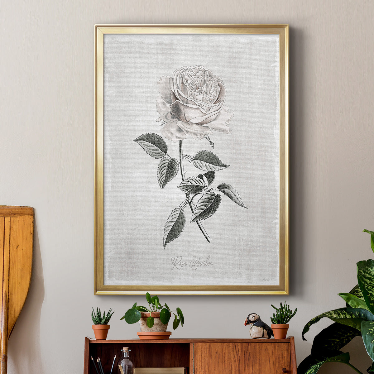 Vintage Botanical I Premium Framed Print - Ready to Hang