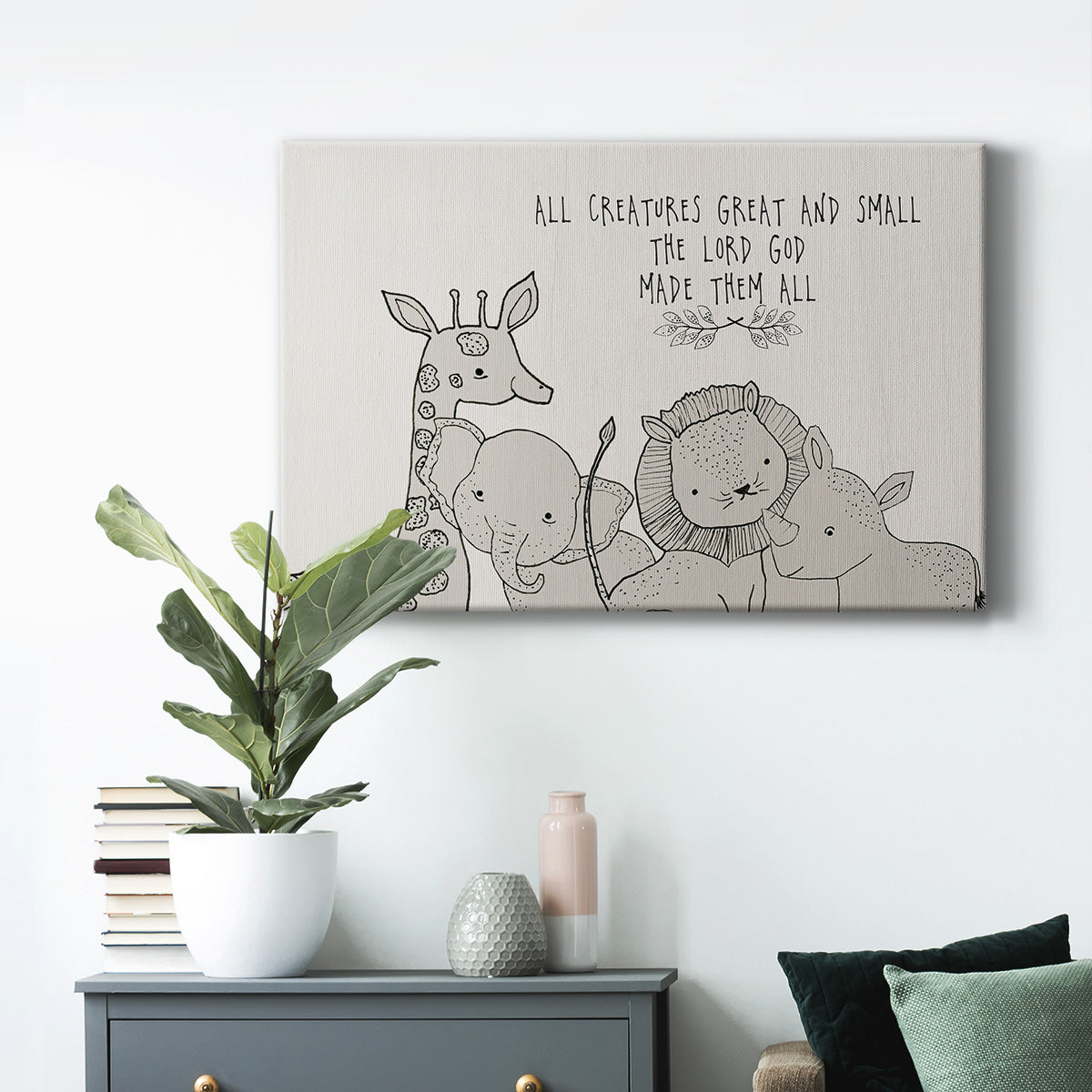 All Creatures Premium Gallery Wrapped Canvas - Ready to Hang