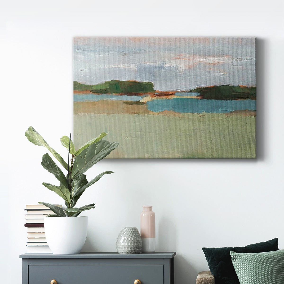 High Noon Vista Study I Premium Gallery Wrapped Canvas - Ready to Hang