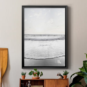 Serene Shore Premium Framed Print - Ready to Hang