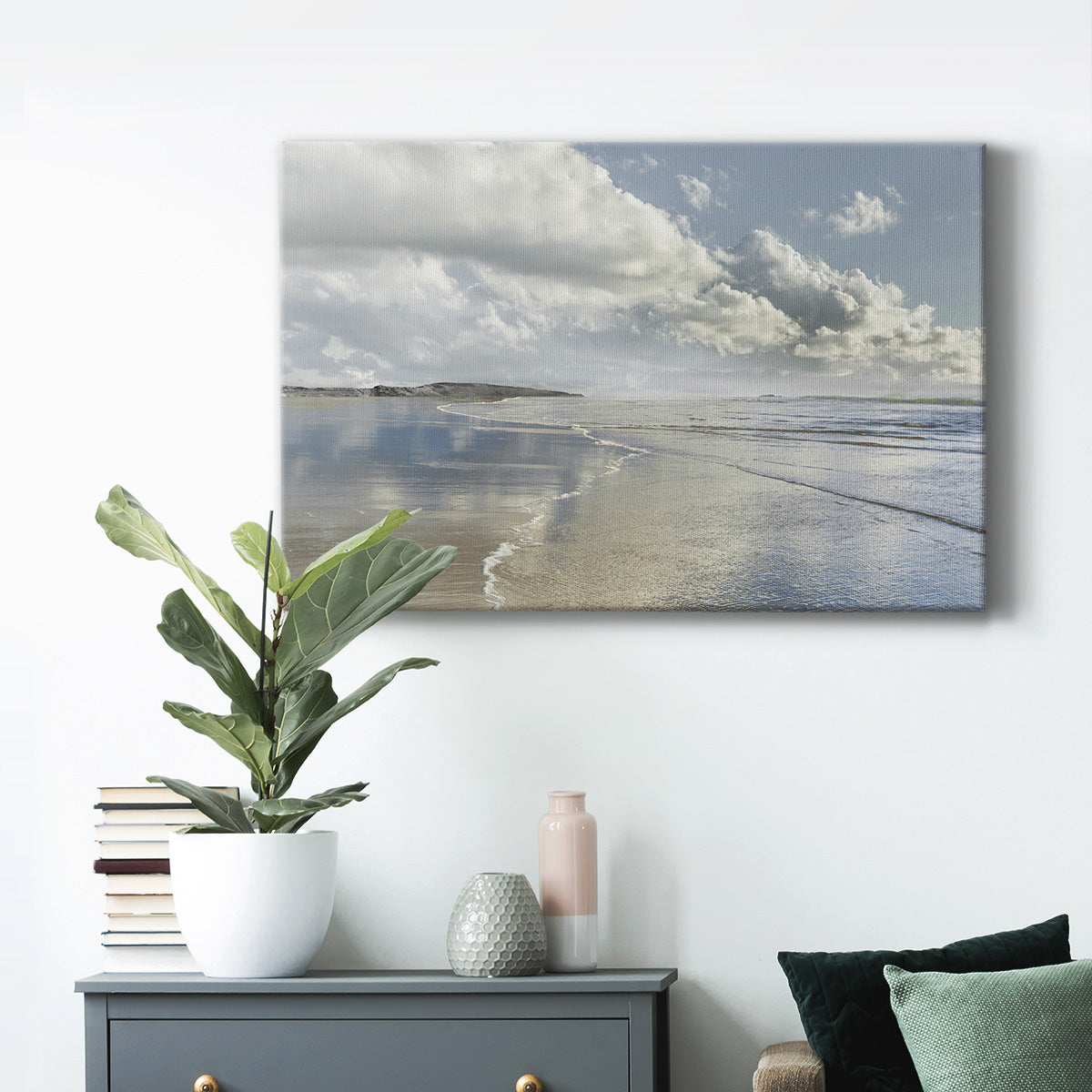 Infinity Beach Premium Gallery Wrapped Canvas - Ready to Hang