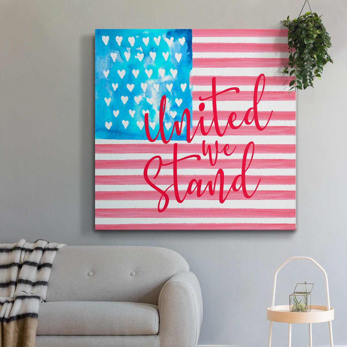 United We Stand II-Premium Gallery Wrapped Canvas - Ready to Hang