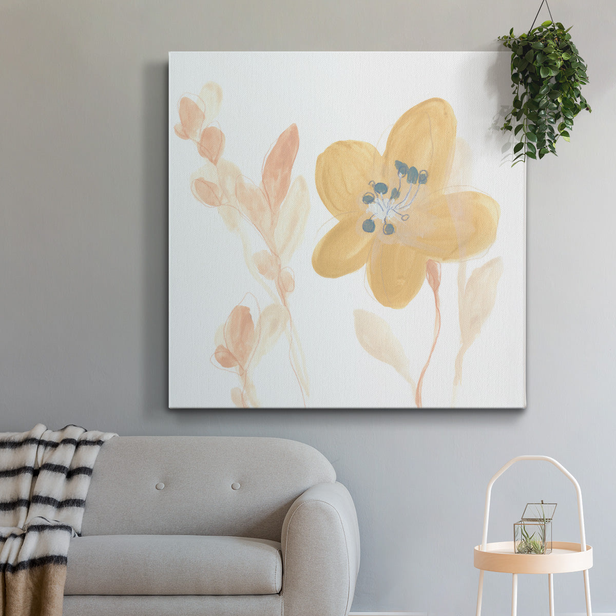 Petite Petals III-Premium Gallery Wrapped Canvas - Ready to Hang