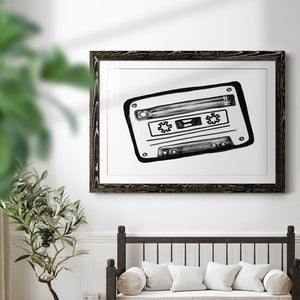 Cassette Sketch-Premium Framed Print - Ready to Hang