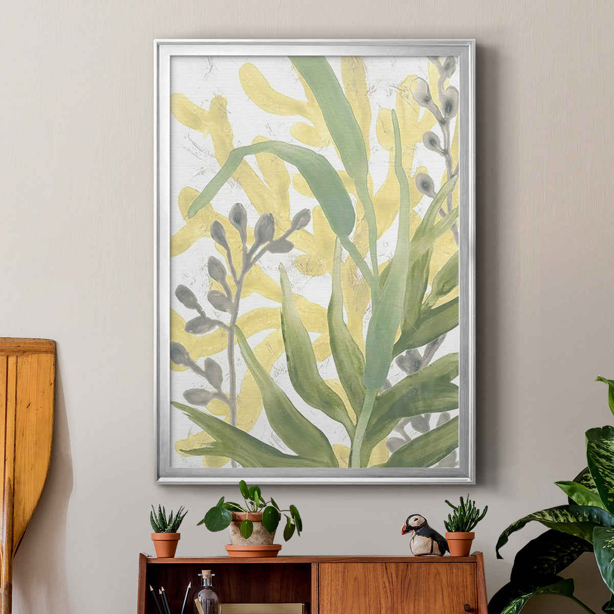 Sea Grass Fresco I Premium Framed Print - Ready to Hang