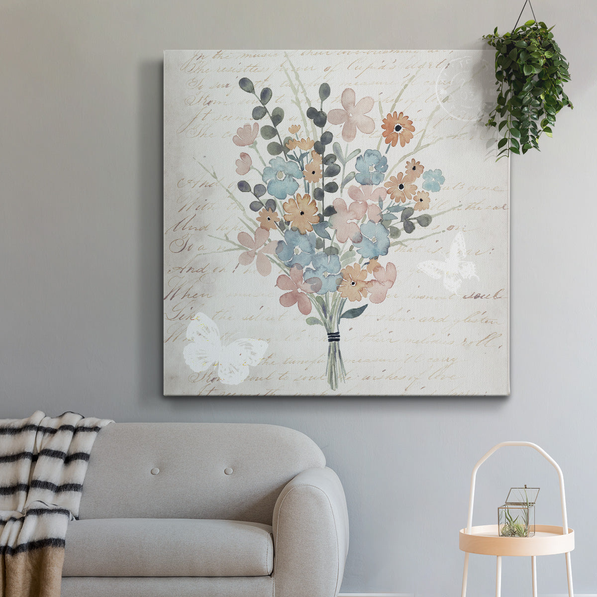Fleurs Pastel II-Premium Gallery Wrapped Canvas - Ready to Hang