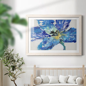 Fleur Bleue II-Premium Framed Print - Ready to Hang
