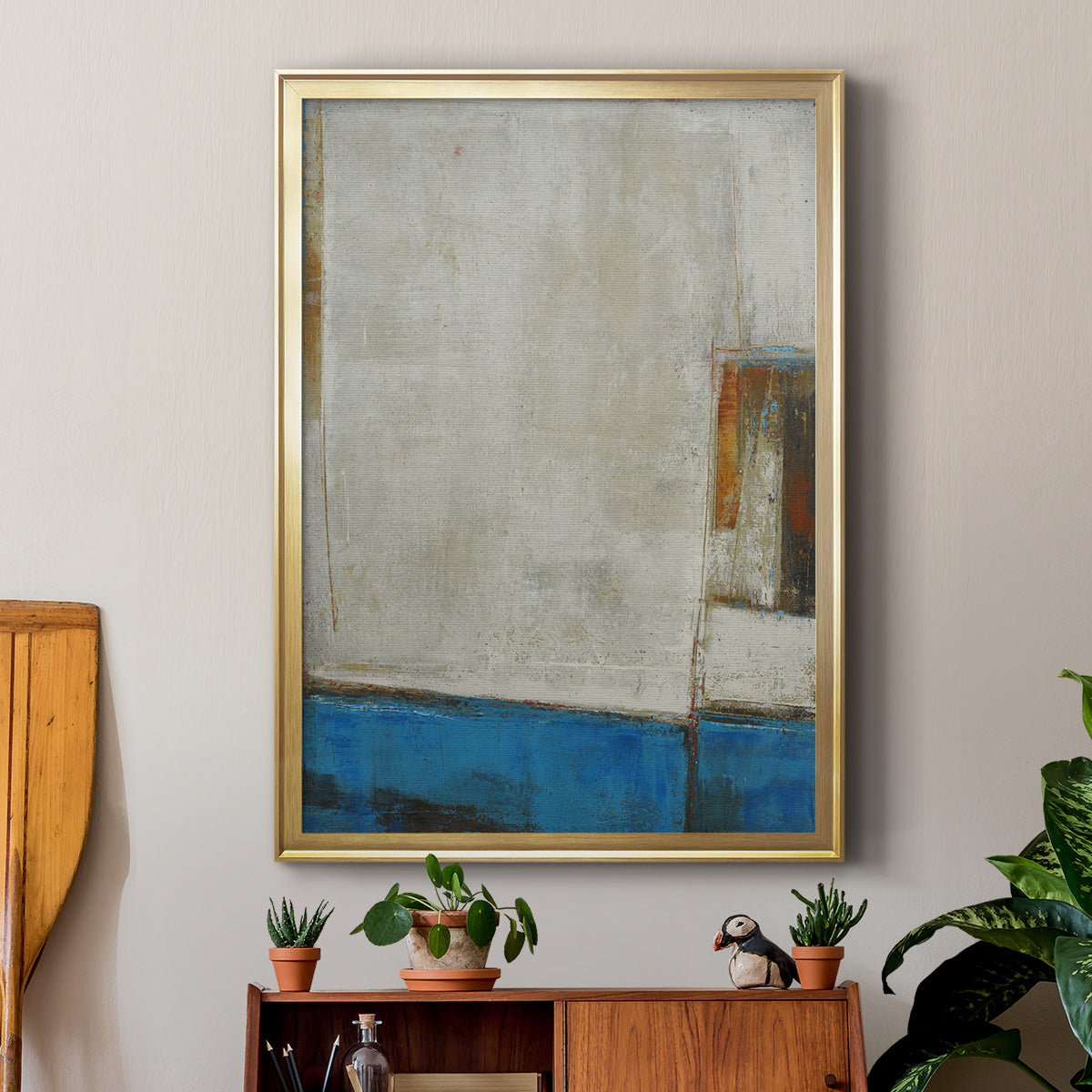 A Warped Window Premium Framed Print - Ready to Hang