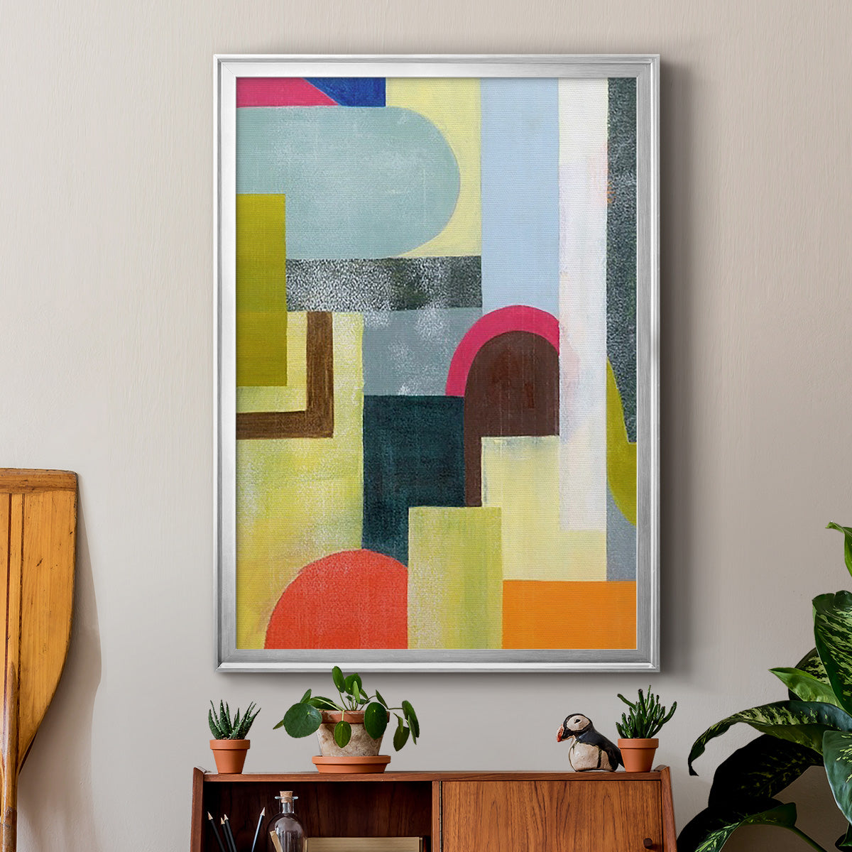 City of Rainbows I Premium Framed Print - Ready to Hang
