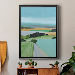 Bright Colored Countryside III Premium Framed Print - Ready to Hang