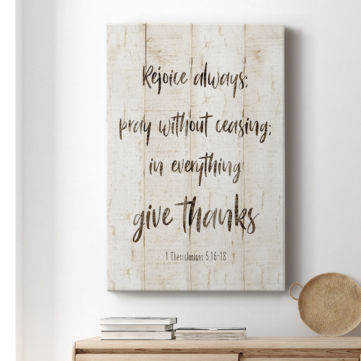 Rejoice Always Premium Gallery Wrapped Canvas - Ready to Hang