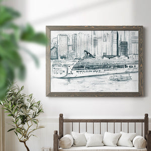 Ferryboats II-Premium Framed Canvas - Ready to Hang