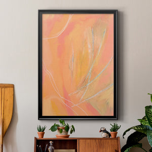 Peach Bliss II Premium Framed Print - Ready to Hang