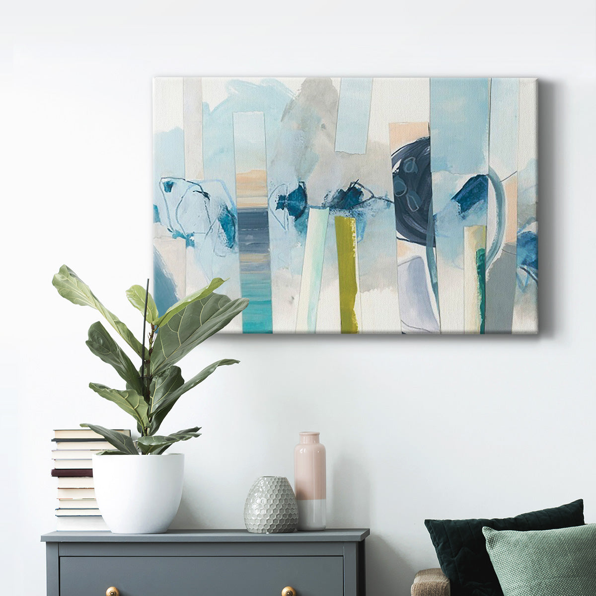 Liquid Strata I Premium Gallery Wrapped Canvas - Ready to Hang