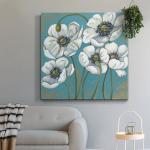 Lakeside Poppies II-Premium Gallery Wrapped Canvas - Ready to Hang
