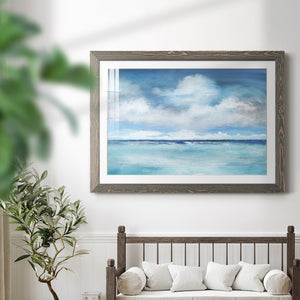 Caribbean Clouds-Premium Framed Print - Ready to Hang