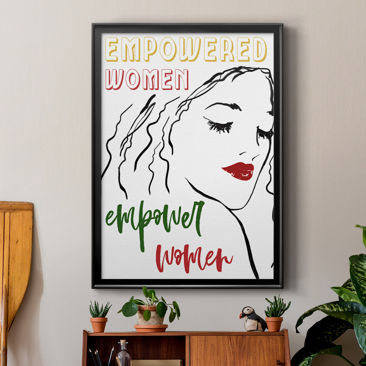 Empowered Women Premium Framed Print - Ready to Hang