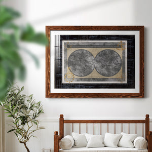 Night World Blueprint-Premium Framed Print - Ready to Hang