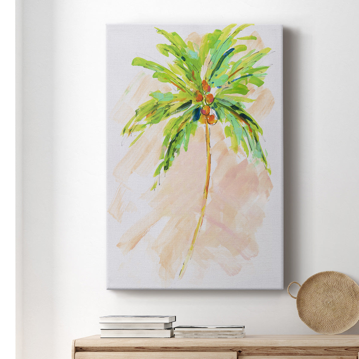 Coconut Palm II Premium Gallery Wrapped Canvas - Ready to Hang