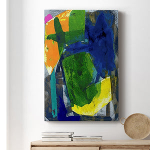 Brights Strokes I Premium Gallery Wrapped Canvas - Ready to Hang