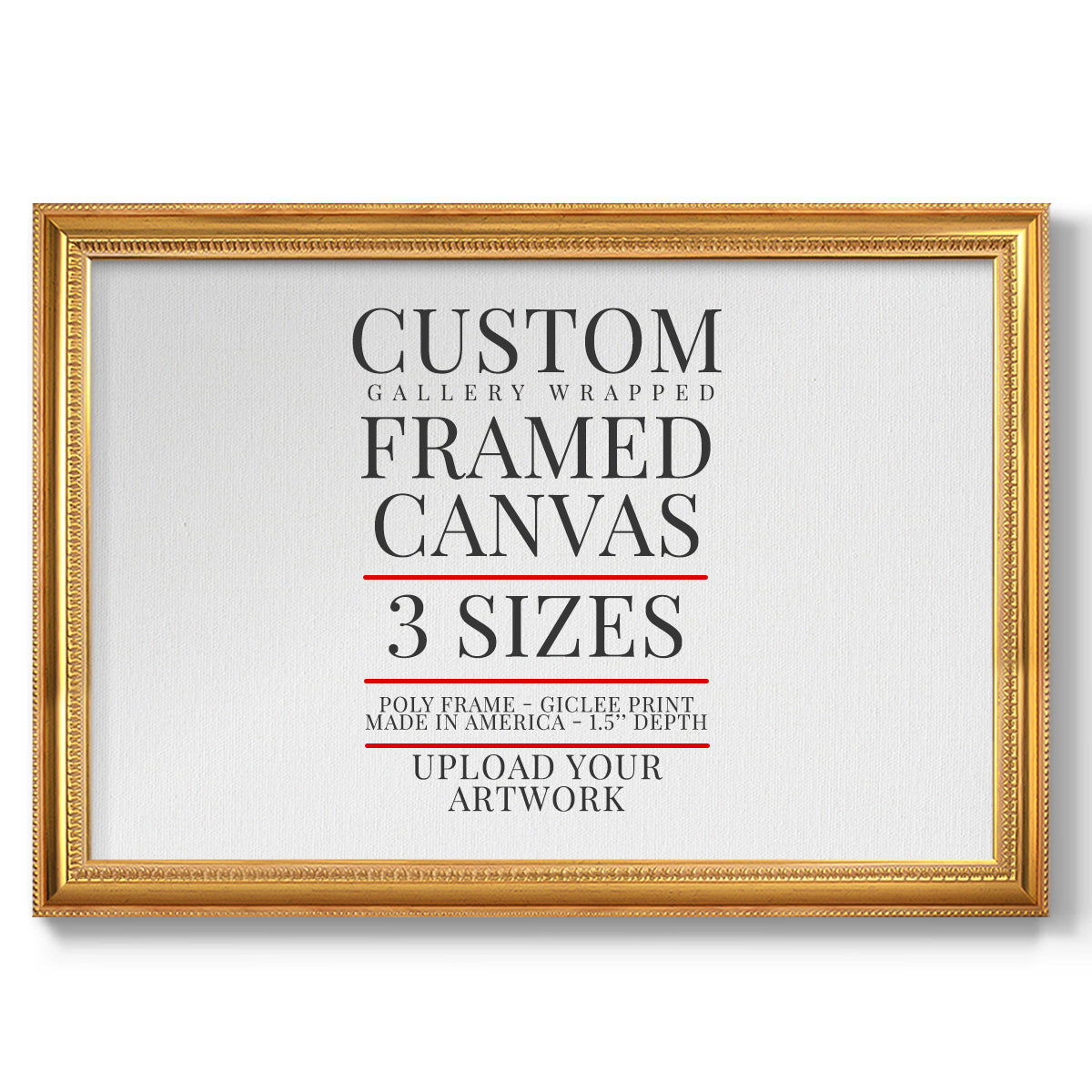 Frame Shop Custom Canvas
