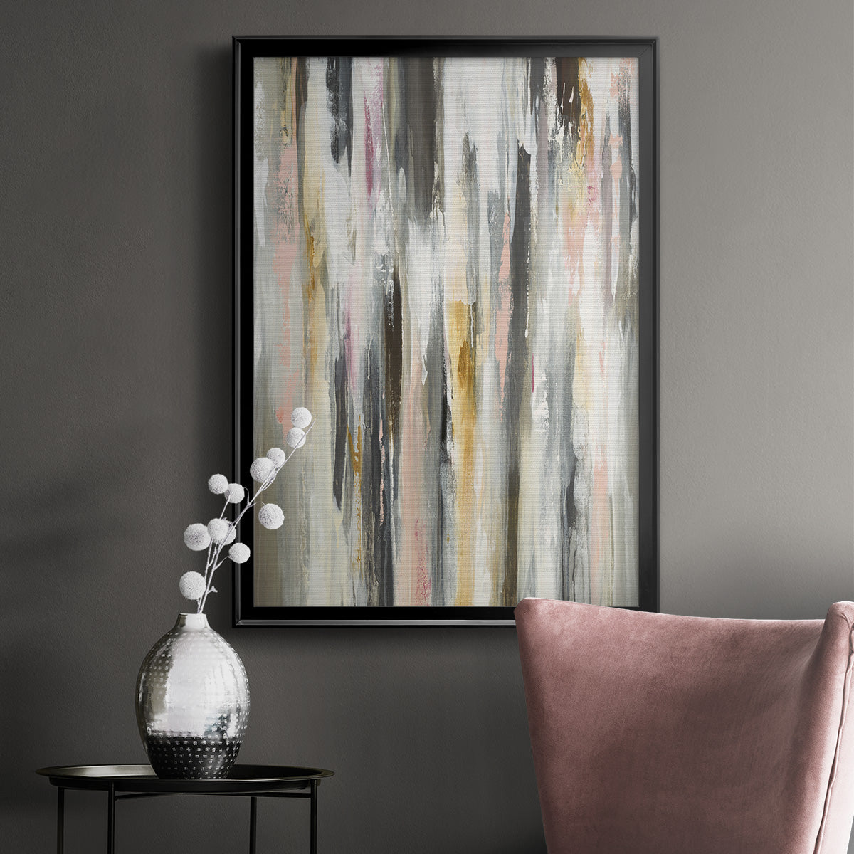 Color Ripple II Premium Framed Print - Ready to Hang