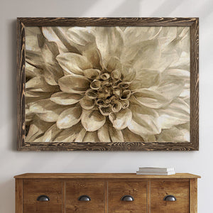 Neutral Wall Flower I-Premium Framed Canvas - Ready to Hang