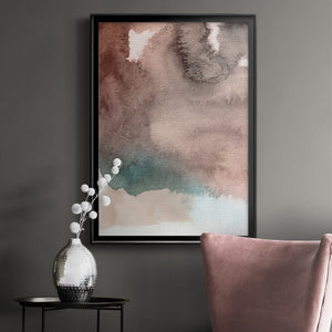 Red Ochre Abstract I Premium Framed Print - Ready to Hang