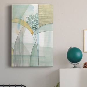 Mint Reflection I Premium Gallery Wrapped Canvas - Ready to Hang