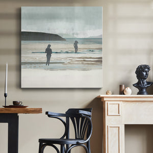 Beach Walking II-Premium Gallery Wrapped Canvas - Ready to Hang