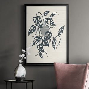 Growing Leaves VI Premium Framed Print - Ready to Hang