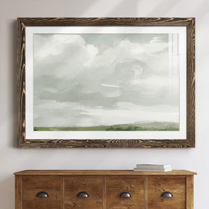 Gray Stone Sky III-Premium Framed Print - Ready to Hang