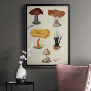 Mushroom Species VII Premium Framed Print - Ready to Hang