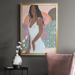 Curly Lady I Premium Framed Print - Ready to Hang