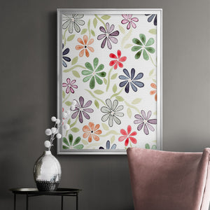 Faded Flowers I Premium Framed Print - Ready to Hang