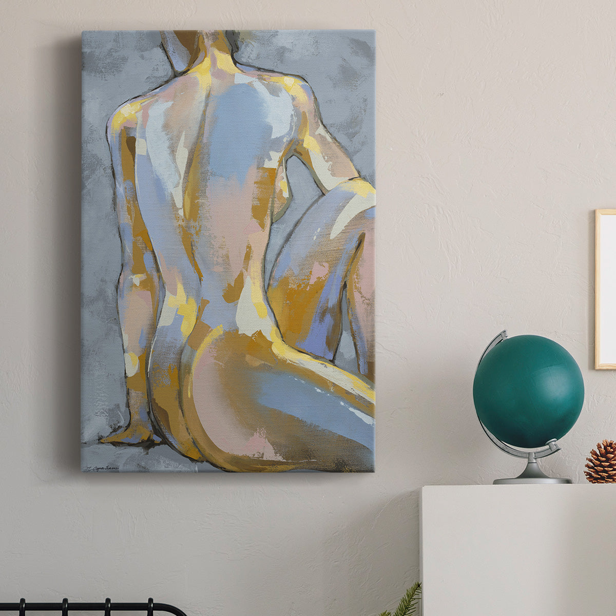 Grey Maiden II Premium Gallery Wrapped Canvas - Ready to Hang
