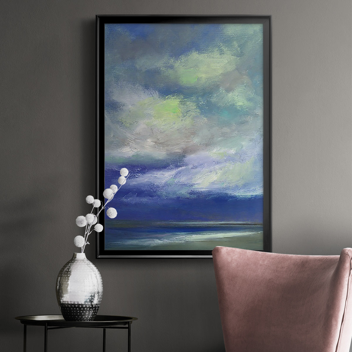 Island Dusk Premium Framed Print - Ready to Hang