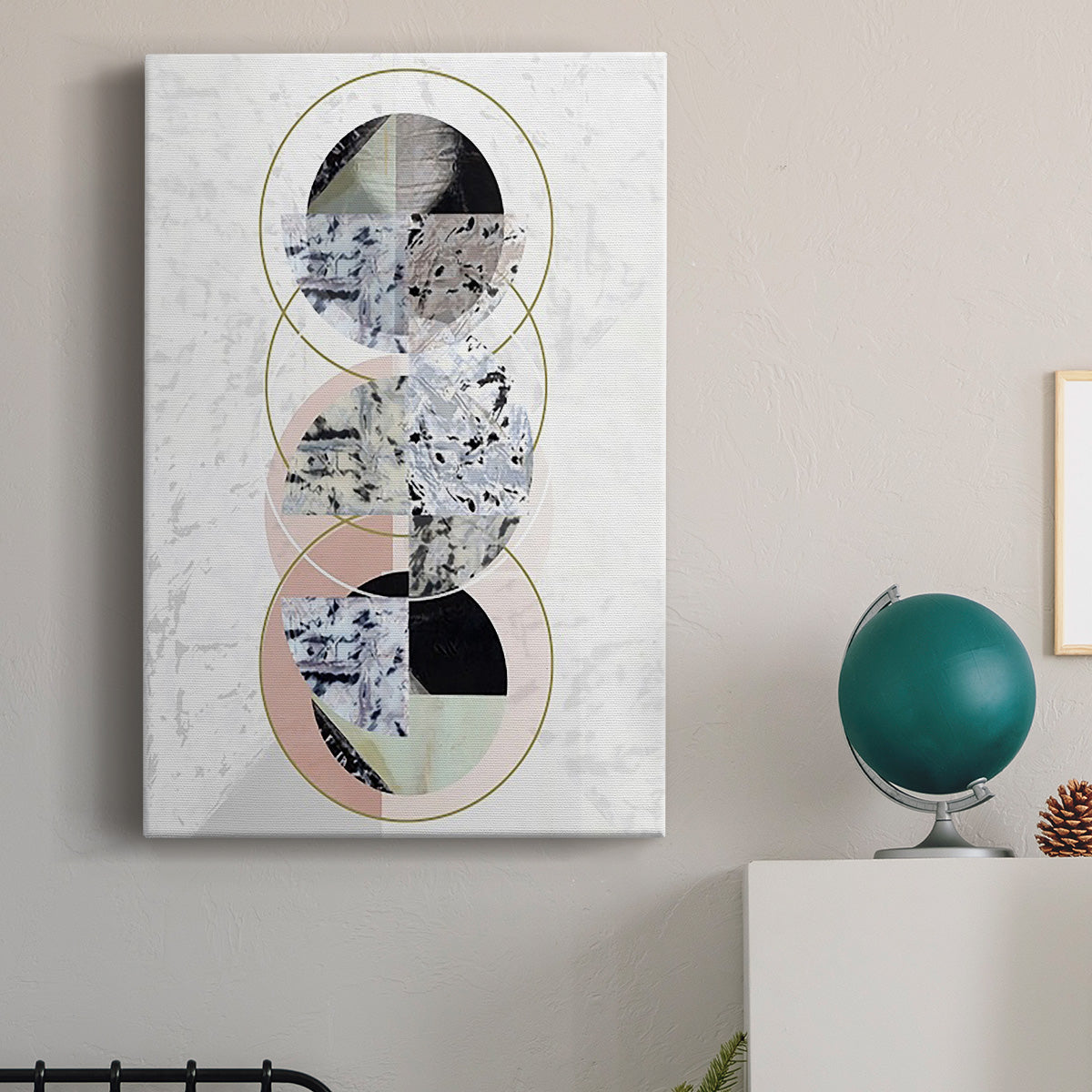 Inner Circles II Premium Gallery Wrapped Canvas - Ready to Hang
