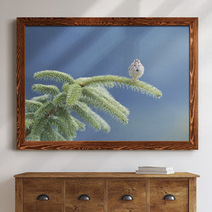 Evergreen Perch-Premium Framed Canvas - Ready to Hang