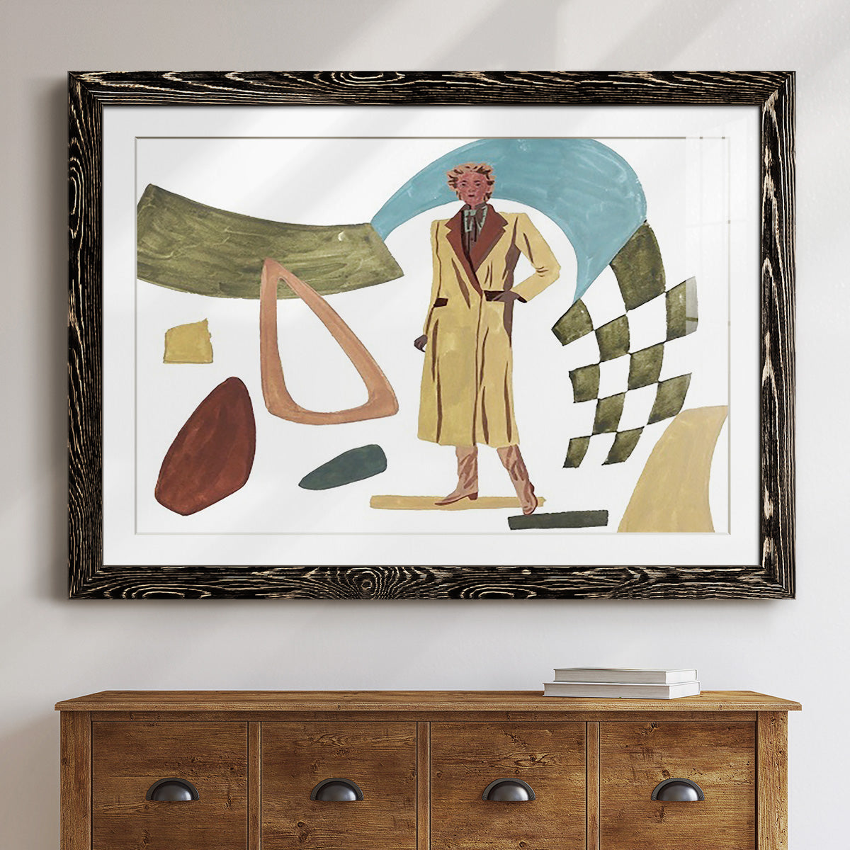 Vintage Vibes III-Premium Framed Print - Ready to Hang