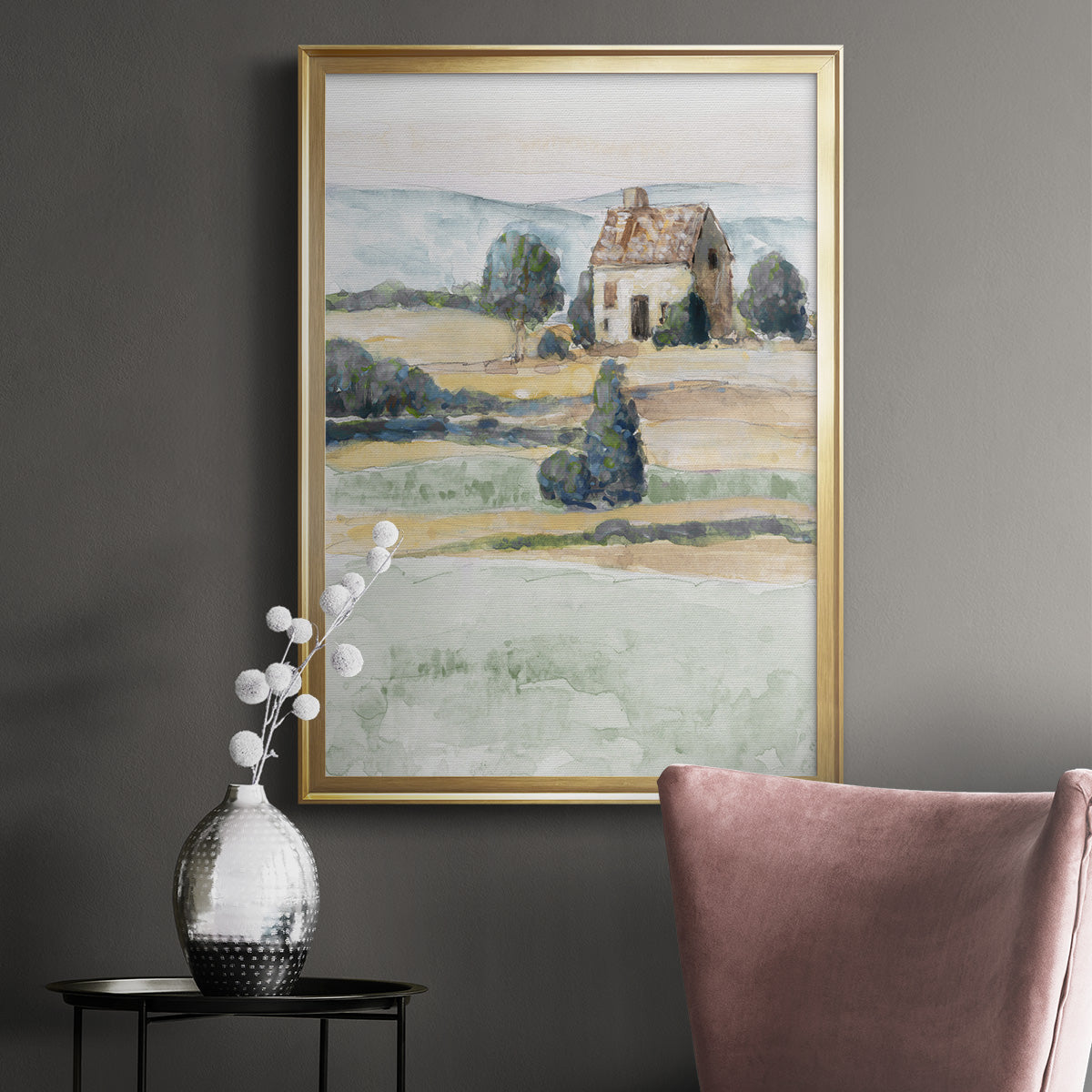 On the Countryside II Premium Framed Print - Ready to Hang