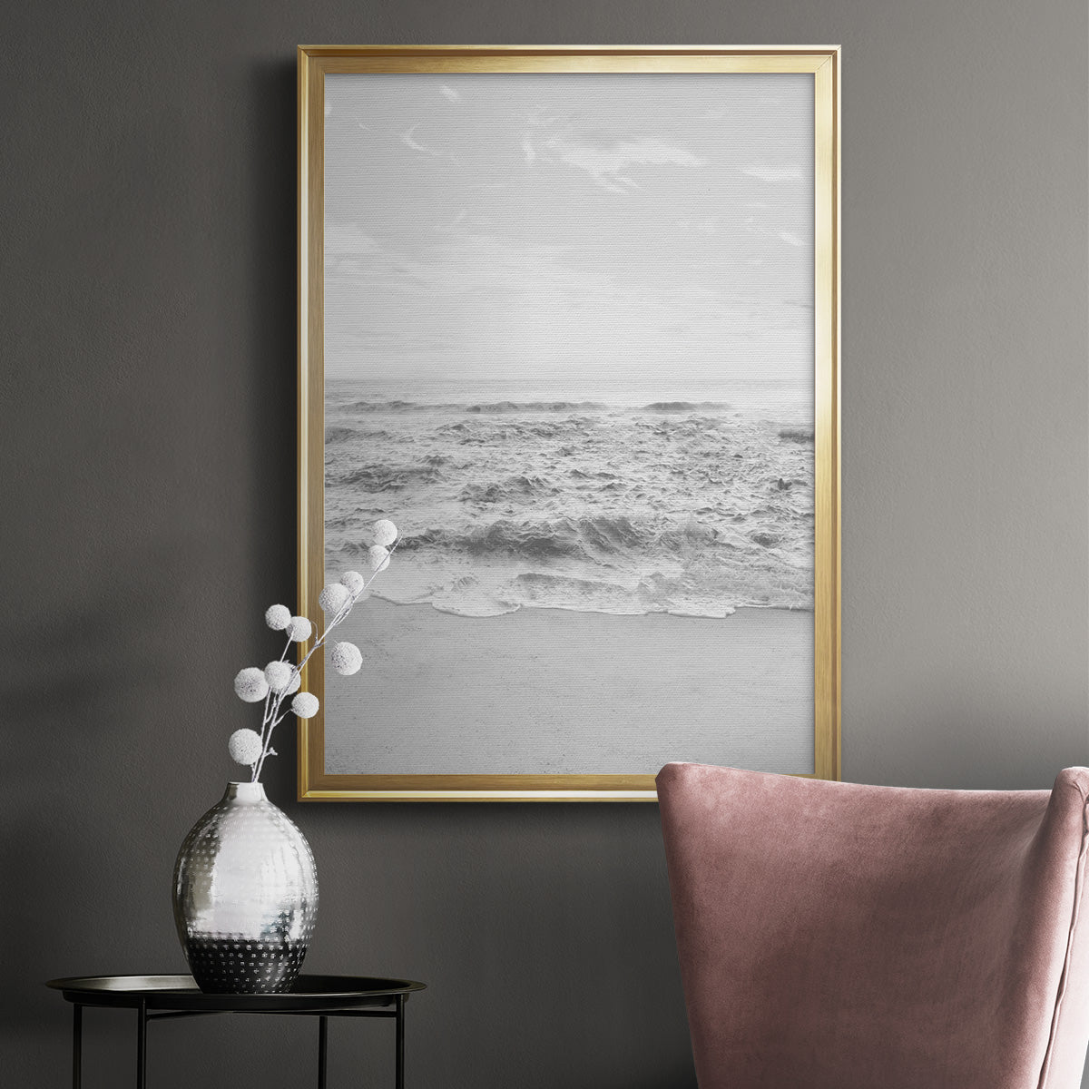 Gentle Tides I Premium Framed Print - Ready to Hang